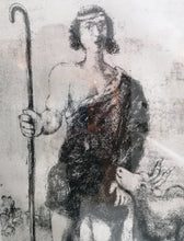 Load image into Gallery viewer, Marc Chagall: A 1954 pencil signed etching of Joseph, A Shepherd