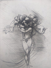 Load image into Gallery viewer, Auguste Rodin (Le Printemps) dry point etching