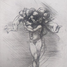 Load image into Gallery viewer, Auguste Rodin (Le Printemps) dry point etching