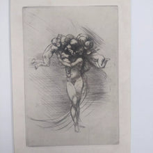 Load image into Gallery viewer, Auguste Rodin (Le Printemps) dry point etching