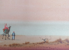 Load image into Gallery viewer, Augustus Osborne Lamplough 1877-1930: Ruins Near Karnak. A watercolour.