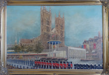 Load image into Gallery viewer, Claude Bendall (British 1891-1970) The Coronation Procession of Queen Elizabeth II 1953