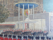 Load image into Gallery viewer, Claude Bendall (British 1891-1970) The Coronation Procession of Queen Elizabeth II 1953
