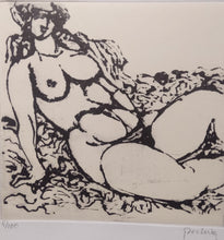 Load image into Gallery viewer, Douglas Portway: Nude Reclining on a Chaise