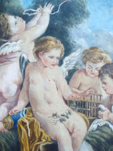 Load image into Gallery viewer, Eleanor Vere Boyle 1825-1916 watercolour. Putti with Birds. Gunnersbury Arts Ltd.