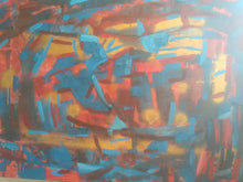 Load image into Gallery viewer, Graham Benton Oil/Metalic Gold 2011 Abstract Composition on canvas