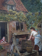 Load image into Gallery viewer, Henry John Johnson, English 1826-1884: The Well. Watercolour