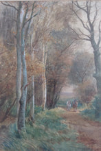 Load image into Gallery viewer, Henry Charles Fox, British 1855-1929: Return From Market. Watercolour.