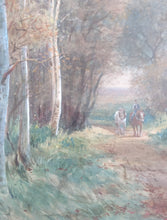 Load image into Gallery viewer, Henry Charles Fox, British 1855-1929: Return From Market. Watercolour.
