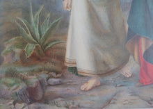 Load image into Gallery viewer, Sir Hubert von Herkomer CVO, RA 1849-1914: Christ Meets Mary Magdalen After The Resurrection. Watercolour.