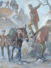 Load image into Gallery viewer, Joan Wanklyn (British 1924-1999) A Mule Transport Under Fire. Gunnersbury Arts Ltd.