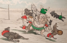 Load image into Gallery viewer, Boris O&#39;Klein 1893 -1985: colour etching &quot;Rugby&quot;
