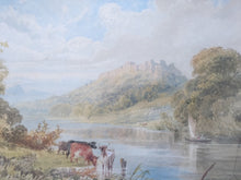 Load image into Gallery viewer, David Cox, English 1783-1859: Chepstow Castle. Watercolour.
