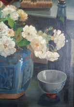 Load image into Gallery viewer, Still Life of Flowers and Chinese Porcelain

