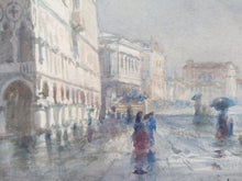 Load image into Gallery viewer, Emily Mary Bibbens Warren 1869-1956 Anglo Canadian artist. St. Mark&#39;s Square, Venice. Watercolour. Gunnersbury arts Ltd.
