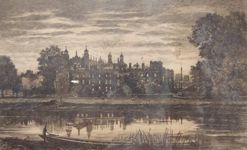 Edward John Burrow Eton College from The Thames