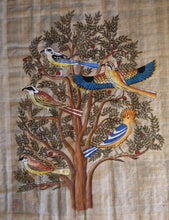 Load image into Gallery viewer, Exotic Birds Modern Egyptian Watercolour and gouache on Papyrus
