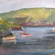 Load image into Gallery viewer, Florence May Asher 1888-1977: oil sketch of a marine scene
