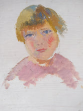 Load image into Gallery viewer, Florence May Asher 1888-1977, British artist. Oil sketch of a child
