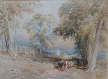 Load image into Gallery viewer, George Fowler Jones Scottish. Near Bolton Abbey, Yorkshire. Watercolour. Gunnersbury Arts Ltd.
