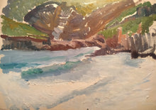 Load image into Gallery viewer, Florence May Asher 1888-1977 Seascape Oil sketch 11
