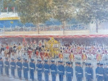 Load image into Gallery viewer, Claude Bendall (British 1891-1970) The Coronation Procession of Queen Elizabeth II. Gunnersbury Arts Ltd.
