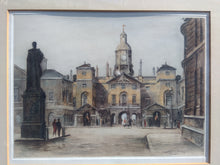 Load image into Gallery viewer, Horse Guards by and after Edward King with Eugene Tily: etching in colours
