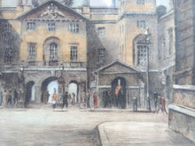 Load image into Gallery viewer, Horse Guards by and after Edward King with Eugene Tily: etching in colours
