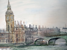 Load image into Gallery viewer, Jess Page Jarrett: The Palace of Westminster from the River
