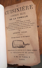 Load image into Gallery viewer, La Cusiniere Cordon Bleu de la famille by Annette Lucas
