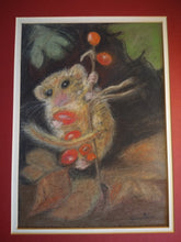 Load image into Gallery viewer, Sylvia Eaves contemporary artist. Dormouse. Pastel.
