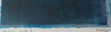 Load image into Gallery viewer, Etching: Tim Harbridge abstract screenprint in colours Shibumi Blue 8
